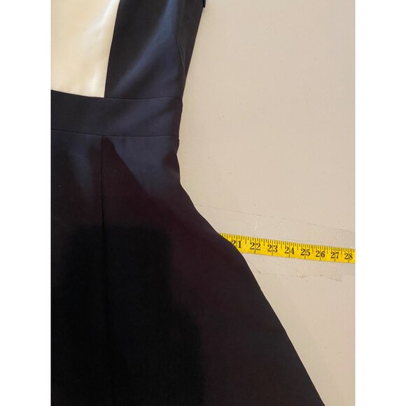 H&M Black & White A-Line Dress Short Sleeves V-Neck Size 6 - Picture 11 of 12